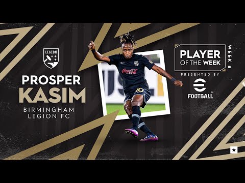 Shining Like a Diamond! USL Championship Player of the Week - Prosper Kasim, Birmingham Legion FC