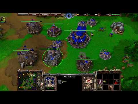 Warcraft 3 Reforged 1vs1 Orc vs Human [Deutsch/German] Full WC3 Gameplay