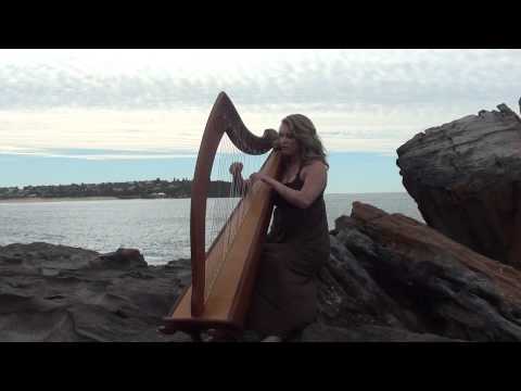 Pirates of the Caribbean / Instrumental Harp Cover / Hannah the Harpist / Filmed in Australia