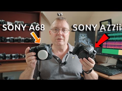 SONY A68 vs A77ii first look controls & handling
