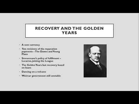 An Overview of Weimar Germany