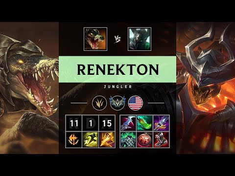Renekton Jungle vs Mordekaiser - NA Challenger Patch 25.16