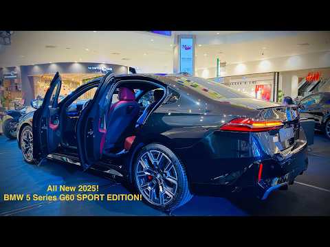 New Arrival! 2025 BMW 5 SERIES 520i (G60) M SPORT EDITION - BEST On Road WILD LUXURY SEDAN 4K