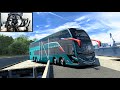 Smooth BUS Ride while Exploring the Romanian Countryside | Euro Truck Simulator 2 - Moza R9 Setup