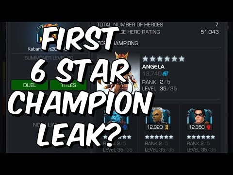 First 6 Star Champions Leaked? - Marvel Contest Of Champions
