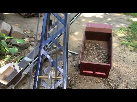 Loading sand cab view