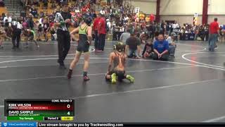 Novice 78 KirK Wilson Midwest Destroyers Wrestling C Vs David Sample Sons Of Thunder Academy