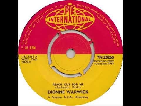 UK New Entry 1964 (221) Dionne Warwick - Reach Out For Me