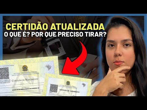 Vídeo: Certidão Atualizada de Casamento: perguntas e respostas