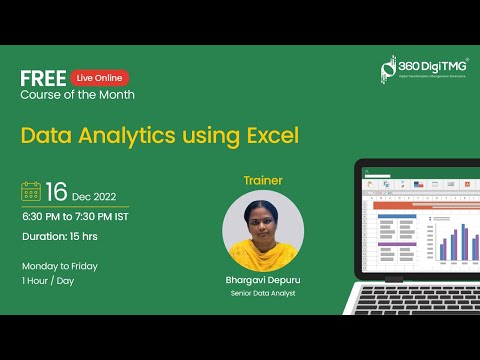 Data Analytics using Excel Day 1 360DigiTMG