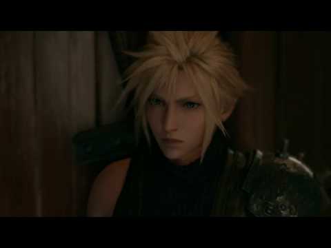 Final Fantasy 7 Remake - Ch.14 Resolve: Cloud Wakes Up Cutscene, Barret Rests Next To Wedge (2020)
