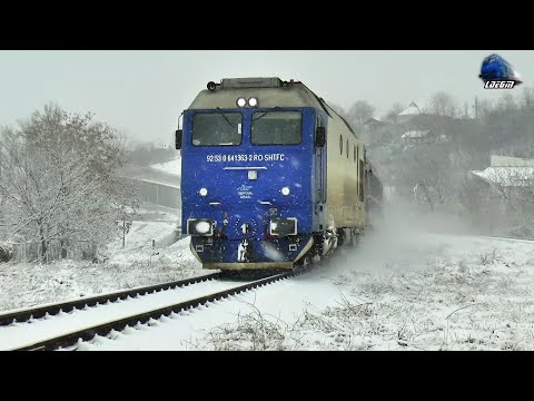 ❄Trenuri de Călători în Zăpadă în Oradea/Passenger Trains in Snow in Oradea - 14 January 2021❄