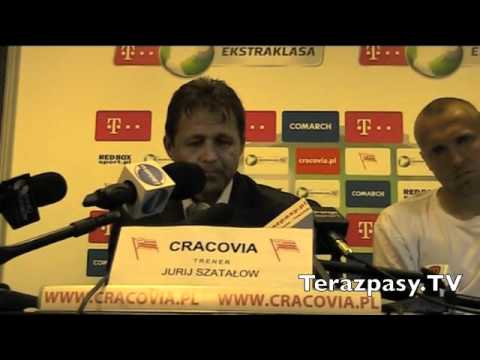 [Terazpasy.TV] Konferencja prasowa Jurija Szatałowa po meczu Cracovia - Śląsk