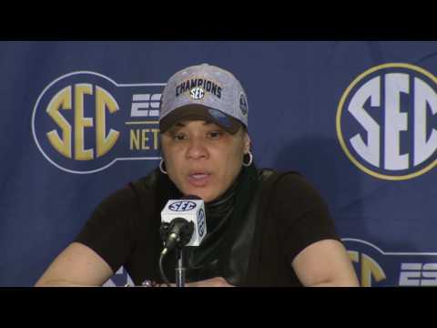 POST-GAME: Kaela Davis, A'ja Wilson, Dawn Staley on Mississippi State — 3/5/17