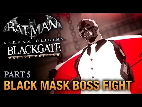 Batman: Arkham Origins Blackgate Walkthrough - Part 5 - Black Mask Boss Fight [Deluxe Edition]