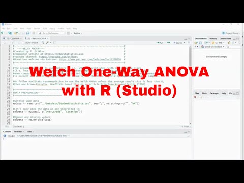R  - Welch One-Way ANOVA