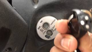 How to open Honda Activa lock when the shutter closed with finger