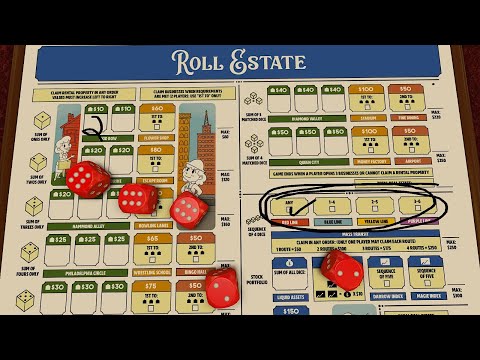 DGA Plays Board Games: Roll Estate - Roll & Write via Tabletop Simulator