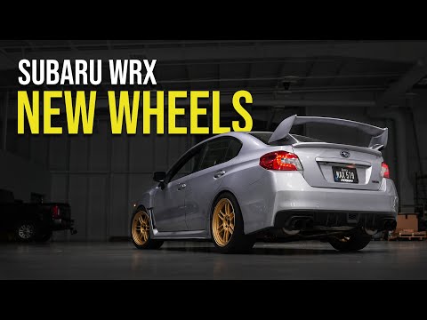 NEW WHEELS for the WRX!