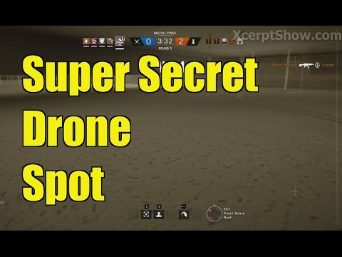 R6 Siege - Pro Tip:Best SECRET drone spot for Kanal - coast guard office site.