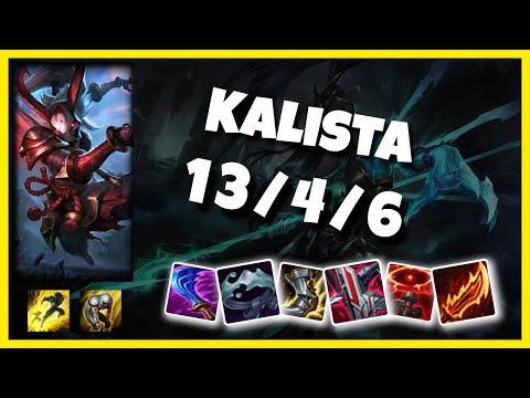 Kalista vs Sivir EU Challenger BOT (13/4/6) - v11.4