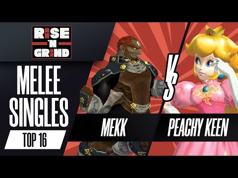 Mekk (Ganondorf) vs Peachy Keen (Peach) - Melee Singles Winners Quarters - Rise N Grind 2023