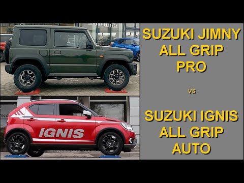 SLIP TEST - Suzuki Jimny vs Suzuki Ignis 4WD - All Grip PRO vs All Grip AUTO - @4x4.tests.on.rollers