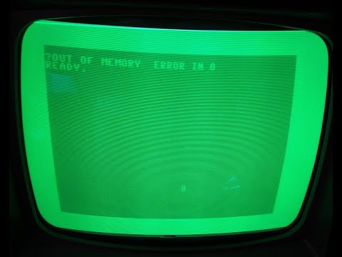 Breadbin Commodore 64 Giving "?OUT OF MEMORY IN 0" error. 4 Blink code with dead test cartridge.