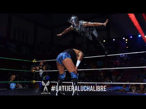 Hysteriosis y Shaman Jr Vs Guerrero Mixtico Jr y Tony Cirio Jr en la Arena Neza con Invasión Indy