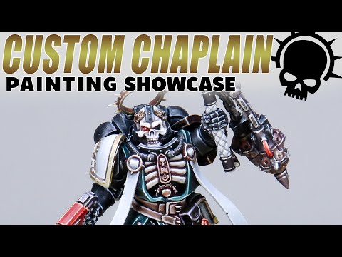 PAINTING SHOWCASE Primaris Chaplain Dark Angels Warhammer 40k