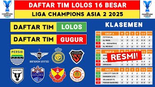 Download lagu ! List of Teams Qualifying for the Round of 16 of the 2025 AFC Champions League 2 - AFC C... mp3 Download lagu ! List of Teams Qualifying for the Round of 16 of the 2025 AFC Champions League 2 - AFC C... mp3