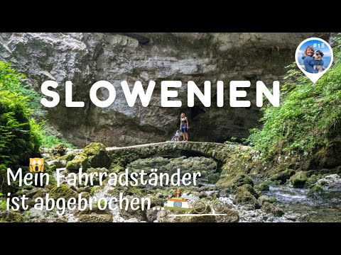 Mit Fahrrad und Hund quer durch Europa (Video 18) - (EuroVelo 9) Jezero nach Postojna, Slowenien