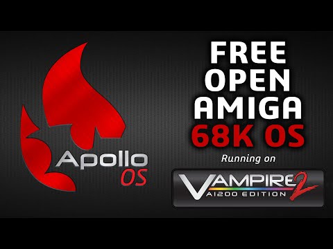 ApolloOS (forked 68K AROS variant) Free and Open Amiga 68K OS Running on an Amiga 1200 Vampire 2
