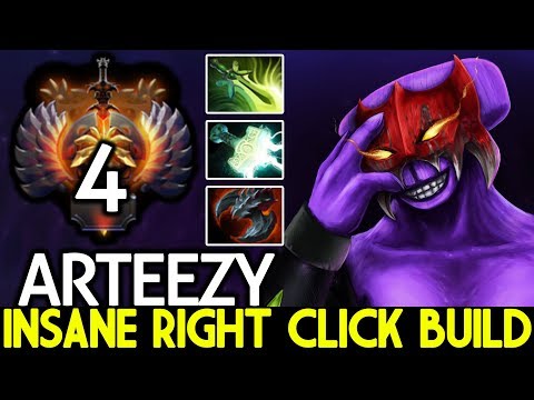 ARTEEZY [Faceless Void] Brutal Damage Insane Right Click Build 7.22 Dota 2