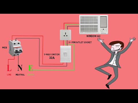 staircase wiring using two way switch with light animation video