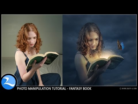 Fantasy Book Manipulation Effects Photoshop Tutorial
