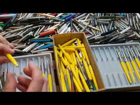 150+ PARKER PENS FROM PARTS ALONE! ( Why You Shouldn't Throw Away Damaged Pens) ABRR TIP