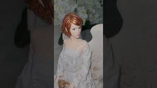 Andělka Floria  23 cm s květovým achátem ( Powertex)