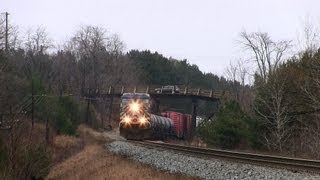 preview picture of video 'CEFX 1049 near Beeton (13JAN2013)'