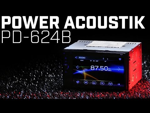 Power Acoustik PD-624B Double Din Stereo