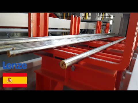 LOGITOWER: LENZE - sistema automatizado de almacenamiento de barras y rodillos