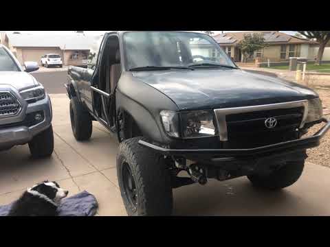 Installing fiberglass fenders 1998 Toyota Tacoma