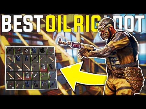 The CRAZIEST LOOT RUN From The RUST LARGE OIL RIG MONUMENT Makes Us WEALTHY - Rust Gameplay
