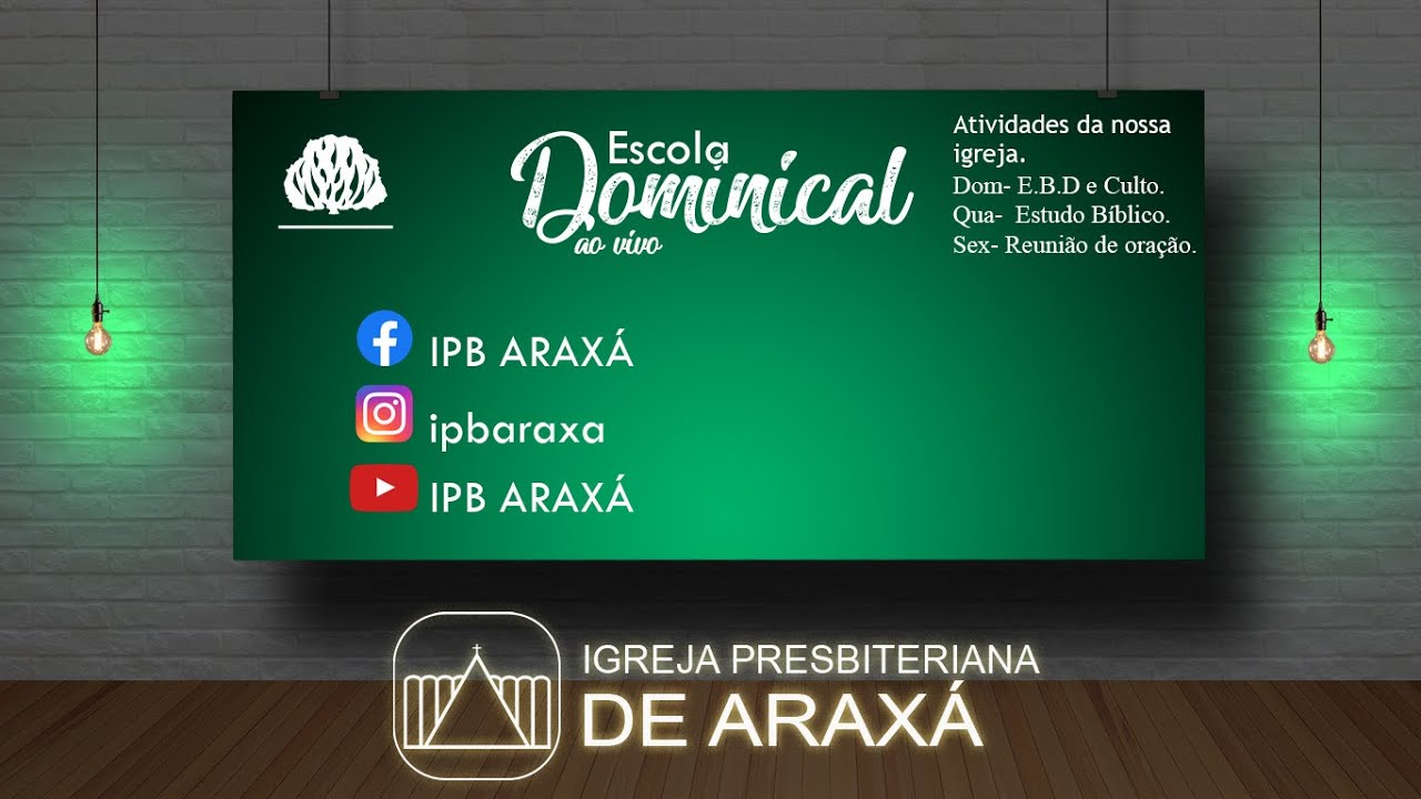 EBD - "Oração Missionária" -  01/01/2023