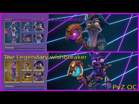 Plants vs. Zombies Battle for Neigborville Wizrad zombie abilities *LEAKED* (Part 7)
