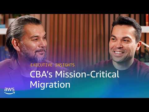 Mission-Critical Modernization. CBA's Core Banking Migration | Amazon Web Services