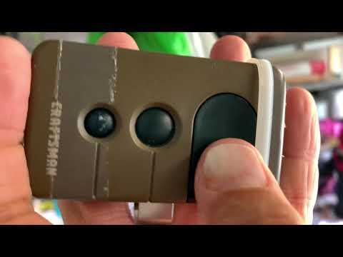 How to Program a Craftsman garage door remote