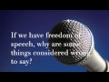 freedom of speech chris wilson