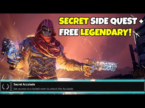 OUTRIDERS - HOW TO GET THE SECRET LEGENDARY ROOM UNLOCKED! HIDDEN SIDE MISSION AND ACCOLADE COMPLETE