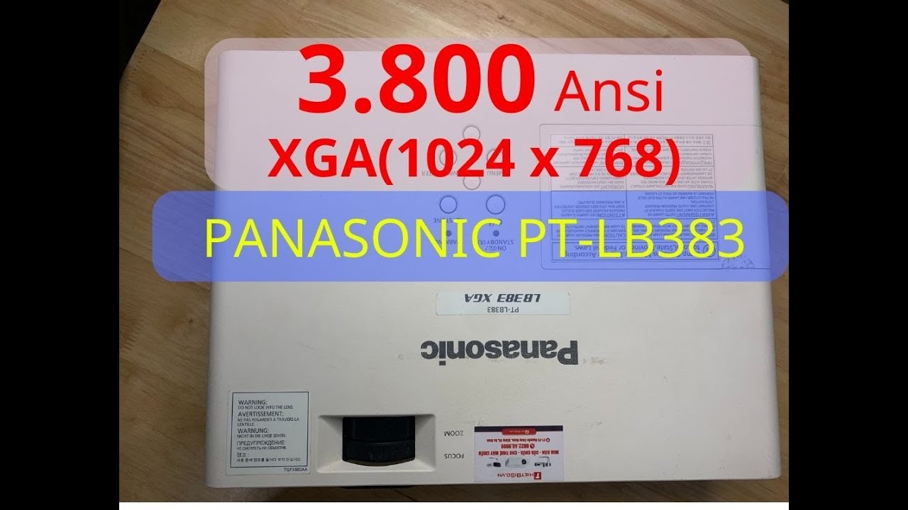 Máy Chiếu Cũ Panasonic PT-LB383 giá rẻ (DH7110323)